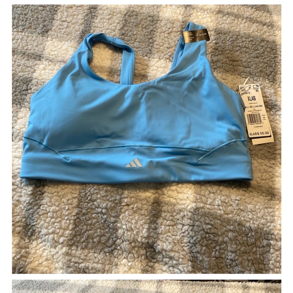 Adidas Light Blue Spirts Bra
